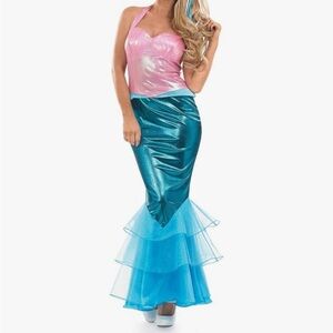 Pink and Blue Mermaid Dress